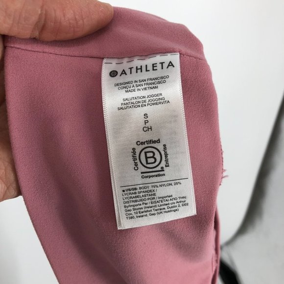 Athleta Women's Salutation Jogger in Light Pink size SP comfortable soft pockets - Picture 7 of 16